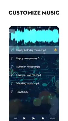 Photo Video Maker with Song android App screenshot 1