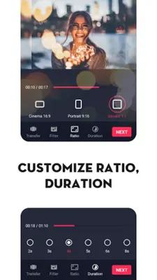 Photo Video Maker with Song android App screenshot 2